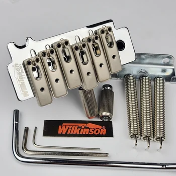 Wilkinson Licencirani Ножевой Rub Tip 2 post point Dual swing električna gitara tremolo bridge Krom srebro za Pipdog Gitare WOV10
