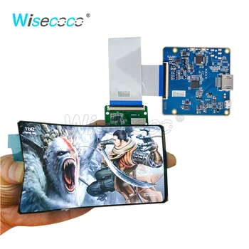 Wisecoco 6 Inča 2880 * 1440 2K Visoke Rezolucije Zakrivljena Fleksibilni AMOLED OLED Ploča Modula Ploča Vozača Fleksibilna
