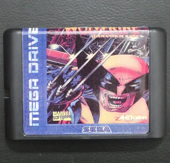 Wolverine Адамантиевая Bijes 16 bita MD Igraća karta Za Sega Mega Drive Za Genesis