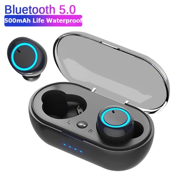 Y50 TWS Bežične Slušalice Sportske Slušalice 5,0 Bluetooth Gaming Slušalice Mikrofon Telefona na Bežične Slušalice za Xiaomi Lenovo Pods