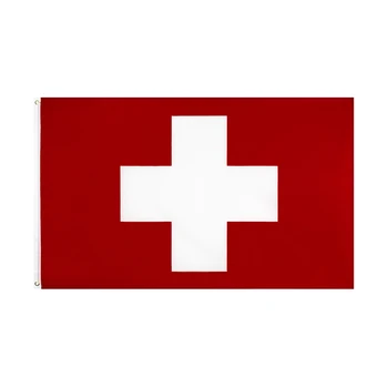 Yehoy 90*150 cm bijeli križ ch che švicarski zastava Švicarske Za Ukras