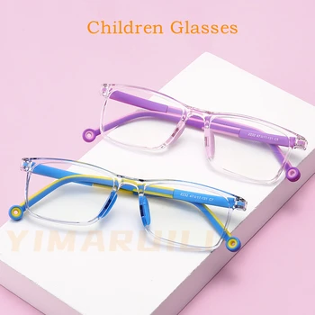 YIMARUILI Ультралегкая i udobne dječje okvira za naočale, Sigurne Šaren anti-plava optički okvira za naočale na recept 2232