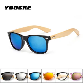 YOOSKE Bambus Sunčane Naočale za Muškarce I Žene, Naočale za Putovanja, Sunčane Naočale, Vintage Naočale na Drvenoj Nozi, Modni Brand, Dizajn