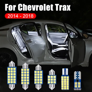 Za Chevrolet Trax 2014 2015 2016 2017 2018 5 Kom. Pogreške 12 U Auto LED Žarulje Unutrašnjost Kupole svjetla Za Čitanje Trunk Svjetiljke Pribor