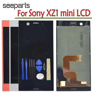 Za Sony LCD zasloni Za Xperia XZ1 Compact Mini LCD zaslon + zaslon osjetljiv na dodir Digitalizator Ploča Sklop Pantalla Rezervni Dijelovi Za Popravak