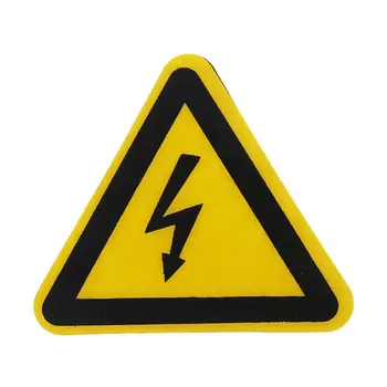 Znak upozorenja na Naljepnici, Ljepljive Etikete Opasnost od strujnog udara Obavijest o opasnosti Sigurnost 25 mm 50 mm 100 cm, PVC Vodootporan