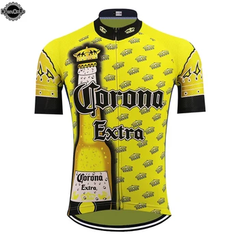 Žuto pivo biciklizam dres ljeto muškarci kratkih rukava ropa ciclismo mtb dres triatlon top biciklistička odjeća mayo ciclismo