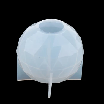 Ограненная oblik silikona oblika lopte отливает u obliku opseg silikona okrugli kalup silikona za uređenje ДИИ odljevci smole