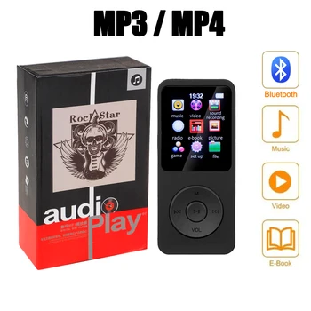1,8-inčni MP3 player, Bluetooth 5,0 Vanjskog Reprodukcija e-knjige Mini MP3 MP4 player Music player Moderan Sportski Walkman Višejezični Postavljanje