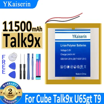 11500 mah YKaiserin Baterija Talk 9x za Cube Talk9x U65gt T9 za ALLDOCUBE TALK9 TALK9X Baterije za prijenosna računala Bateria