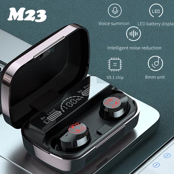 2022 Novi M23 Bluetooth 5,3 Bežične Slušalice Slušalice Hi-Fi Stereo Sportske Slušalice Slušalice Super Bas Za iPhone Xiaomi S