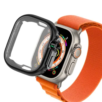 360 Pun Blaga Prozirna Torbica Za Apple Watch Ultra 49 mm TPU Tanak Zaslon Zaštitnik Za iWatch Serije 49 mm Torbica