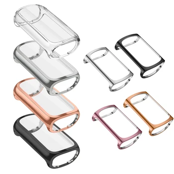 4 kom. Zaštitna Torbica Za Fitbit Charge 5 Fitbit Luxe Full screen Protector TPU Case Za Fitbit Charge 5 Mekana Torbica Branik u obliku Školjke