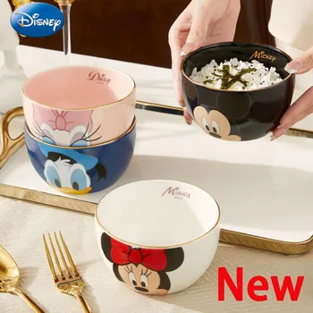 Disney ' S Mickey Mouse Minnie Moda Crtani Kawai Slatka Anime Keramika Posuđe Pirinčana Zdjela Desert Mala Zdjela Božićni Poklon Home